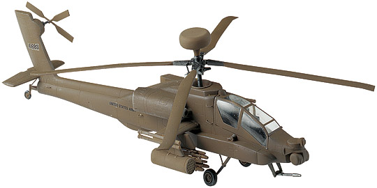Gunship helicopter AH-64 A/B/C "Apache" construction kit<br /><a href='images/pictures/Roco/718.jpg' target='_blank'>Full size image</a>